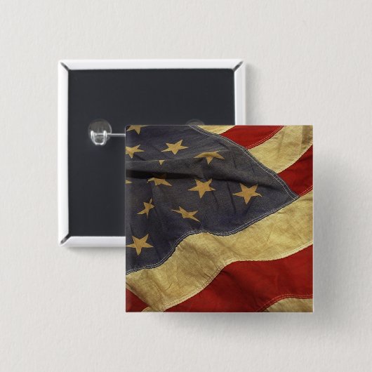 Amerikanische Flagge Button (Vorne & Hinten)