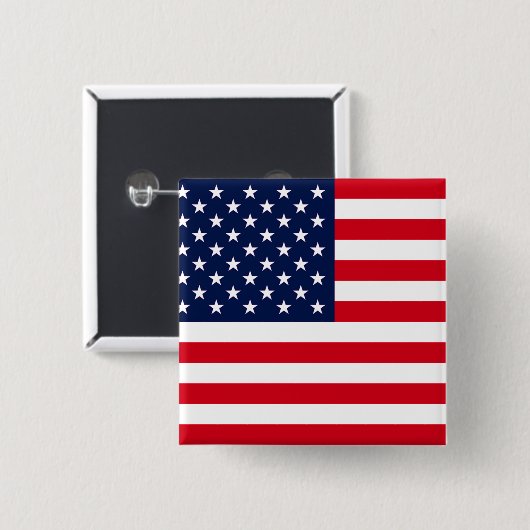 Amerikanische Flagge Button (Vorne & Hinten)