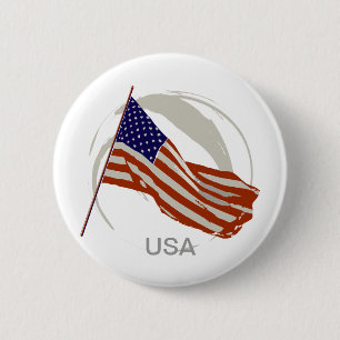amerikanische Flagge Button