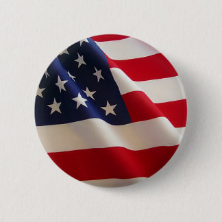 Amerikanische Flagge Button