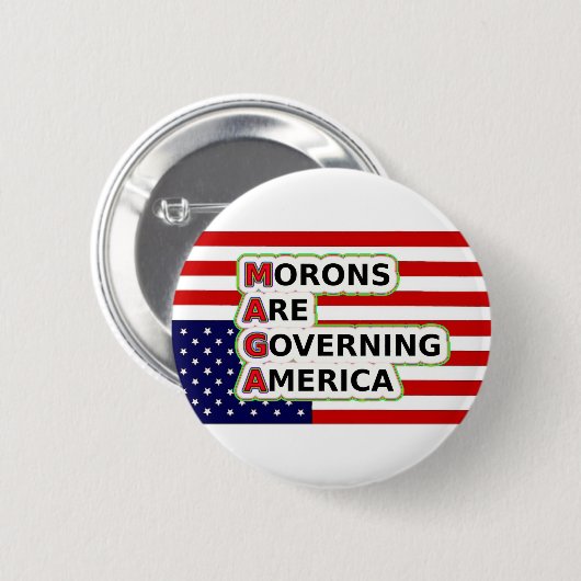 Amerikanische Flagge Button (Vorne & Hinten)