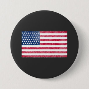 Amerikanische Flagge Button