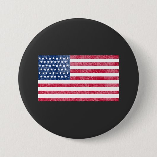 Amerikanische Flagge Button (Vorderseite)