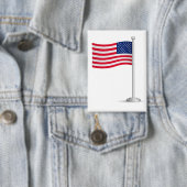 amerikanische Flagge Button (Insitu)