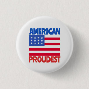 Amerikanische Flagge Button