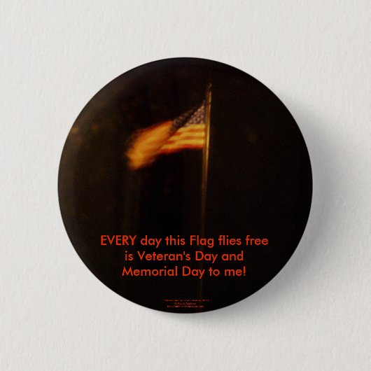 Amerikanische Flagge Button (Vorderseite)