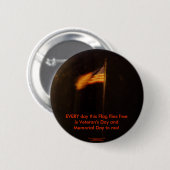 Amerikanische Flagge Button (Vorne & Hinten)