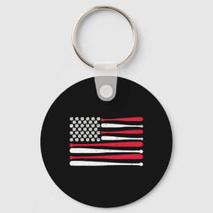 Amerikanische Flagge Bysebyll Usa Vintag Bysebyll Schlüsselanhänger