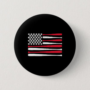 Amerikanische Flagge Bysebyll USA Vintage Bysebyll Button