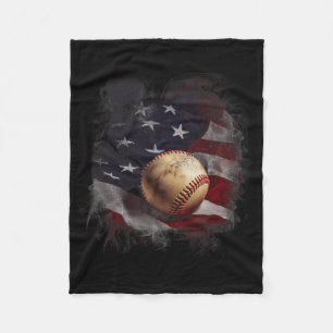 Amerikanische Flagge Bysebyll Vintag 4. Juli US-Pa Fleecedecke