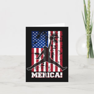 Amerikanische Flagge Bysketbyll US-Flagge 4. Juli Karte