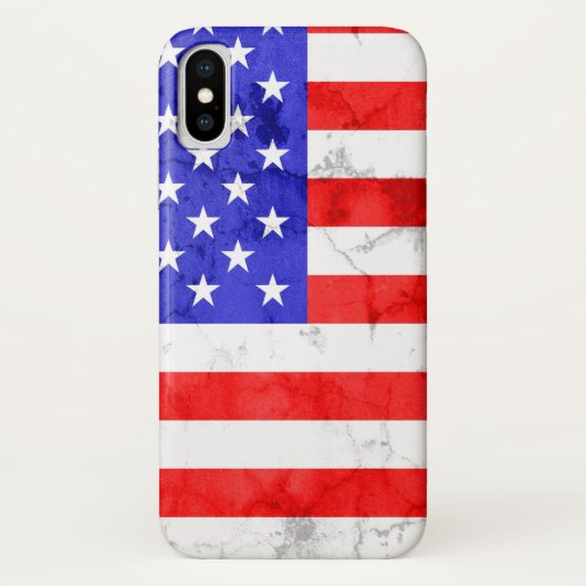 Amerikanische Flagge Case-Mate iPhone Hülle (Rückseite)