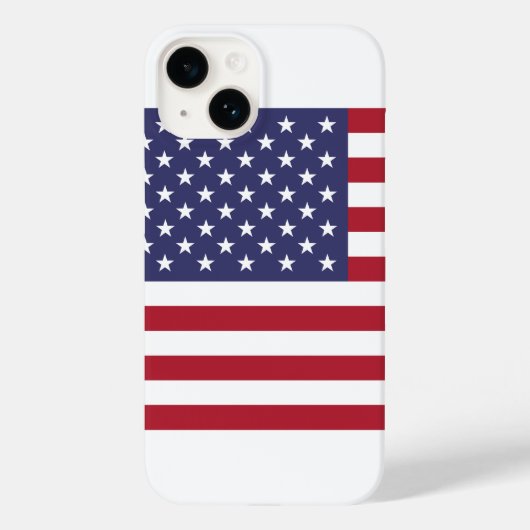 Amerikanische Flagge Case-Mate iPhone Hülle (Rückseite)