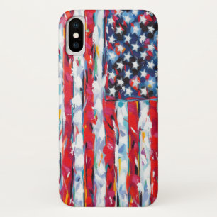 Amerikanische Flagge iPhone X Hülle