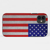 Amerikanische Flagge Case-Mate iPhone Hülle (Rückseite (Horizontal))