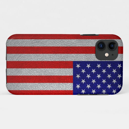 Amerikanische Flagge Case-Mate iPhone Hülle (Rückseite (Horizontal))