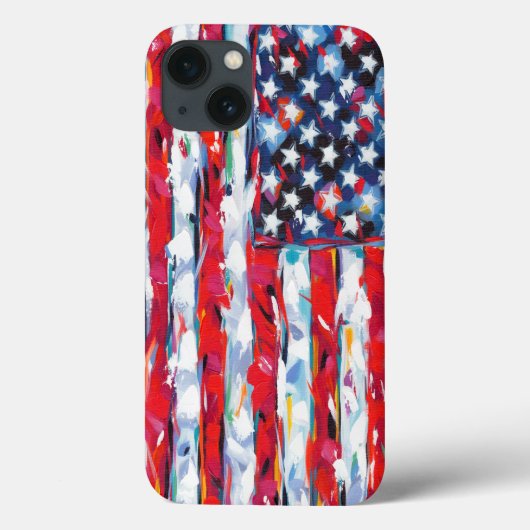 Amerikanische Flagge Case-Mate iPhone Hülle (Rückseite)