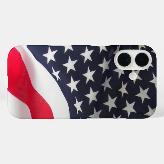 Amerikanische Flagge Case-Mate iPhone Hülle (Rückseite (Horizontal))