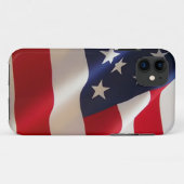 Amerikanische Flagge Case-Mate iPhone Hülle (Rückseite (Horizontal))