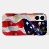 Amerikanische Flagge Case-Mate iPhone Hülle (Rückseite (Horizontal))