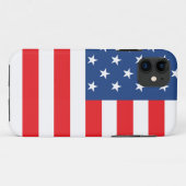 Amerikanische Flagge Case-Mate iPhone Hülle (Rückseite (Horizontal))