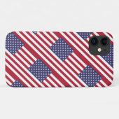 Amerikanische Flagge Case-Mate iPhone Hülle (Rückseite (Horizontal))