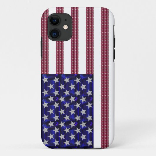Amerikanische Flagge Case-Mate iPhone Hülle (Rückseite)