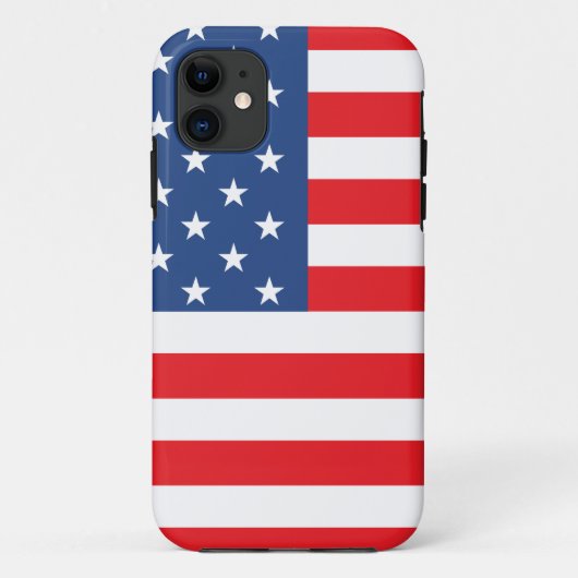 Amerikanische Flagge Case-Mate iPhone Hülle (Rückseite)