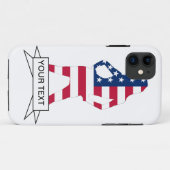 Amerikanische Flagge Case-Mate iPhone Hülle (Rückseite (Horizontal))