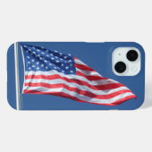 Amerikanische Flagge Case-Mate iPhone Hülle (Rückseite (Horizontal))