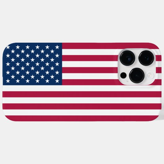 Amerikanische Flagge Case-Mate iPhone Hülle (Rückseite (Horizontal))