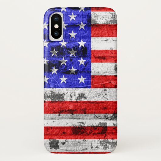 Amerikanische Flagge Case-Mate iPhone Hülle (Rückseite)