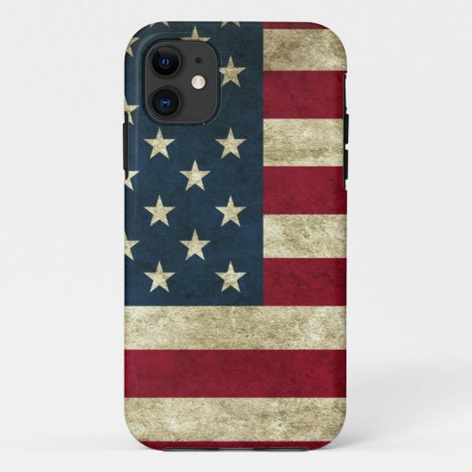 Amerikanische Flagge Case-Mate iPhone Hülle (Rückseite)