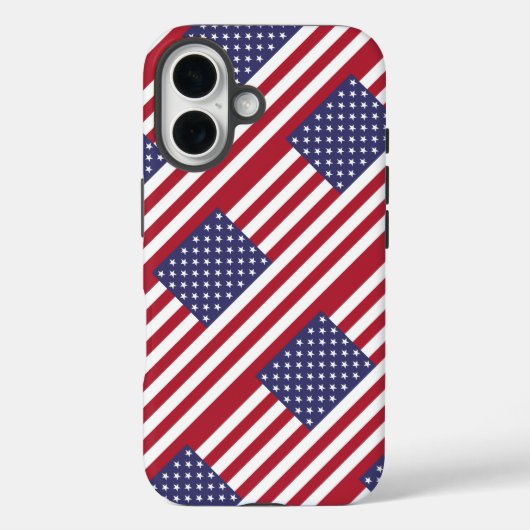 Amerikanische Flagge Case-Mate iPhone Hülle (Rückseite)