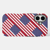 Amerikanische Flagge Case-Mate iPhone Hülle (Rückseite (Horizontal))