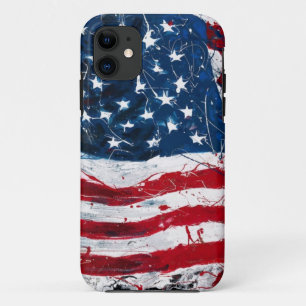 Amerikanische Flagge iPhone 11 Hülle