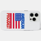 Amerikanische Flagge Case-Mate iPhone Hülle (Rückseite (Horizontal))
