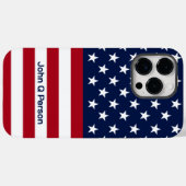 Amerikanische Flagge Case-Mate iPhone Hülle (Rückseite (Horizontal))