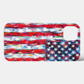 Amerikanische Flagge Case-Mate iPhone Hülle (Rückseite (Horizontal))
