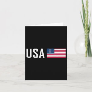 Amerikanische Flagge Cool Patriotische Männer Frau Karte