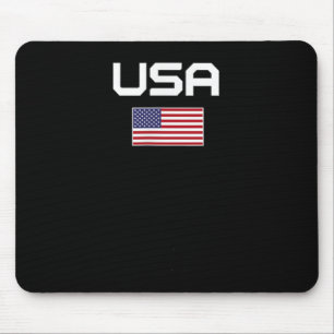 Amerikanische Flagge Cool Patriotische Männer Frau Mousepad