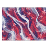 Amerikanische Flagge Custom Cotton Tableclout Tischdecke (Vorderseite (Horizontal))
