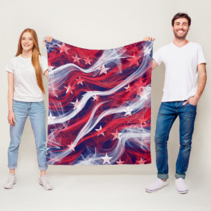 Amerikanische Flagge Custom Fleece Blanket