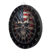 Amerikanische Flagge Dartscheibe (Vorderseite rechts)