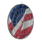 Amerikanische Flagge Dartscheibe (Vorderseite Links)