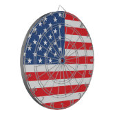 Amerikanische Flagge Dartscheibe (Vorderseite Links)