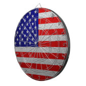 Amerikanische Flagge Dartscheibe (Vorderseite rechts)