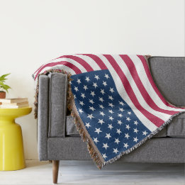 Amerikanische Flagge Decke