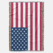 Amerikanische Flagge Decke (Vorderseite Vertikal)