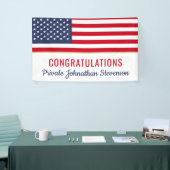 Amerikanische Flagge der Patriotischen Armee des m Banner (Messeveranstaltung)